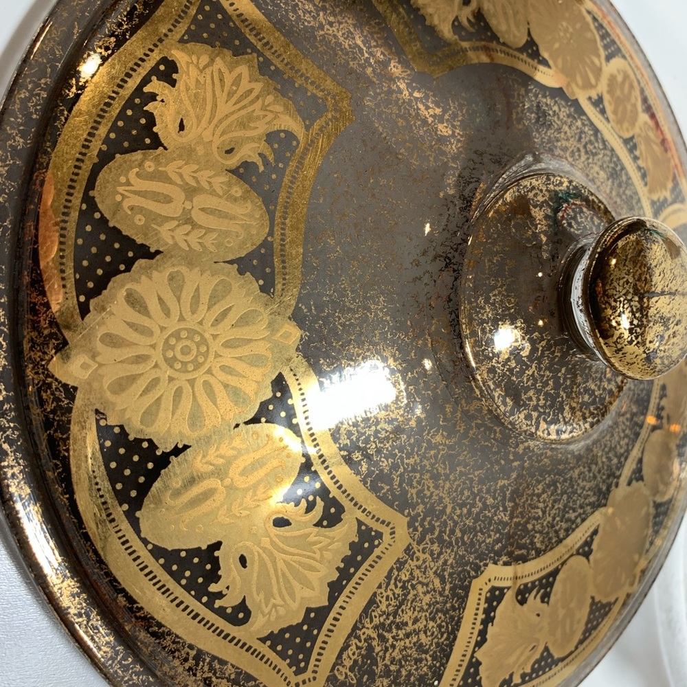 MCM Georges Briard signed Casserole, Fire King, Euc